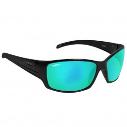 Spotters Fury Black Gloss Sunglasses & Polarised Nexus Mirror Lens
