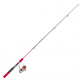 Cobalt Blue 4' Kids Rod And Reel Combo - Red