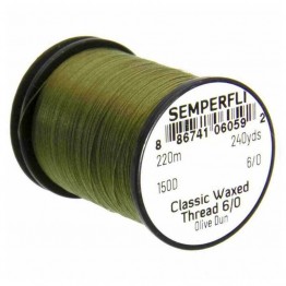Semperfli Classic Waxed Thread - 150D - 6/0 - Medium Olive