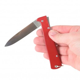 Otter Mercator German Lock Knife - 9cm - Red (Carbon Steel)