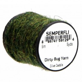 Semperfli Dirty Bug Yarn - Olive Caddis