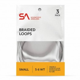 Scientific Anglers #3-#6 Braided Loops Small - 3 Pack