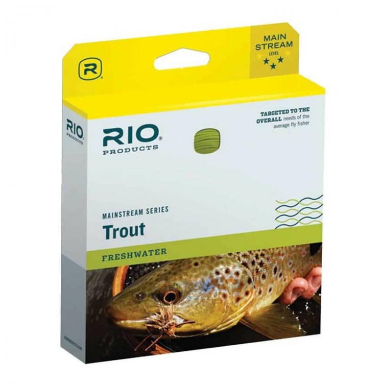 Rio Mainstream Trout Sinking Fly Line - Sink 3 WF6S3 - Brown
