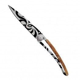 Deejo Tattoo Knife 37G - Tribal