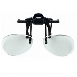 Optica Clip On Glasses Magnifier +1.50