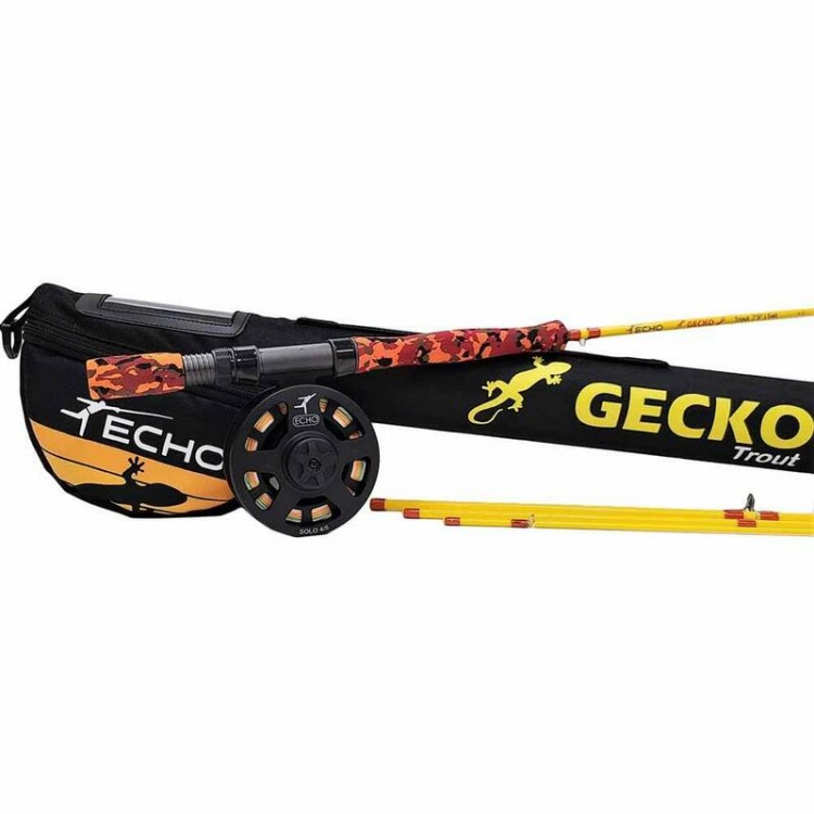 Echo Gecko Trout 7'9 #5 4 Piece Fly Rod Kit