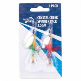 Jarvis Walker Crystal Creek Spinner Lure - 7g 2 pack