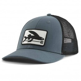 Patagonia Flying Fish LoPro Trucker Hat - Plume Grey