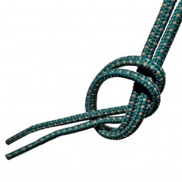 Tobby Laces 160cm - Teal/Grey - Round