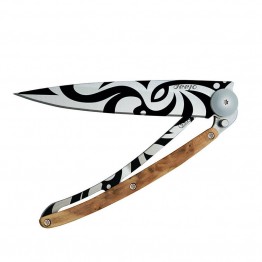 Deejo Tattoo Knife 37G - Tribal