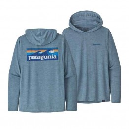 Patagonia Men’s Capilene Cool Daily Graphic Hoody - Light Plume Grey