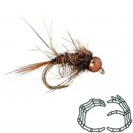 C3 Nymph Pattern "Hare & Copper" - Copper Tungsten Bead Fly