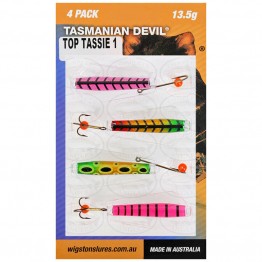Tasmanian Devil Top Tassies #1 - 4 Lures