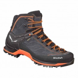 Salewa Mens Mountain Trainer Mid GTX Tramping Boots - Grey/Orange
