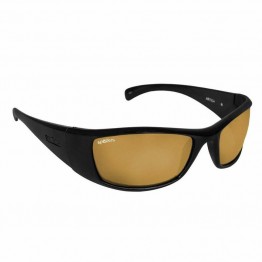 Spotters Artic+ Black Gloss Sunglasses & Polarised Gold Mirror Lens