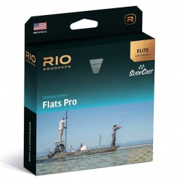Rio Elite Flats Pro Fly Line WF12F/I - Clear/Aqua/Orange/Sand