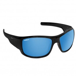 Spotters Droid Black Gloss Sunglasses & Polarised Ice Blue Mirror Lens
