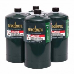 Bernzomatic 465g Propane Canister - 4 Pack
