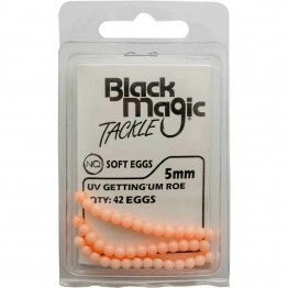 Black Magic UV Soft Eggs - Getting'um Roe - 6.5mm