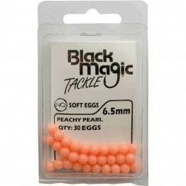 Black Magic UV Soft Eggs - Peachy Pearl - 6.5mm