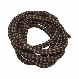 Tobby Laces 160cm - Brown/Sand- Round