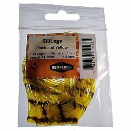 Semperfli SiliLegs - Black & Yellow