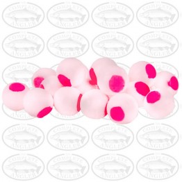 ClearDrift White Hot Pink Dot Glow Eggs