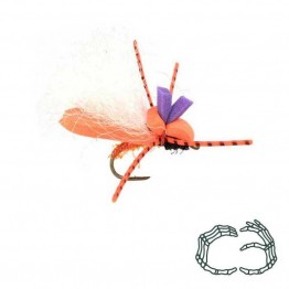 C3 "Churnobyl UV Orange" Dry Fly