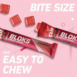 Clif Bloks Energy Chews - Strawberry