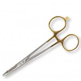 Dr Slick Scissor Clamp 5.5" Gold Loops Straight