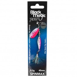 Black Magic Spinmax Flamingo Lure 9.3G - Pink/Silver