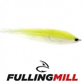 Fulling Mill Daz's Bendback Chartreuse & White #2/0 Saltwater Fly