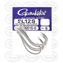 Gamakatsu SL12 6/0 Saltwater Hooks