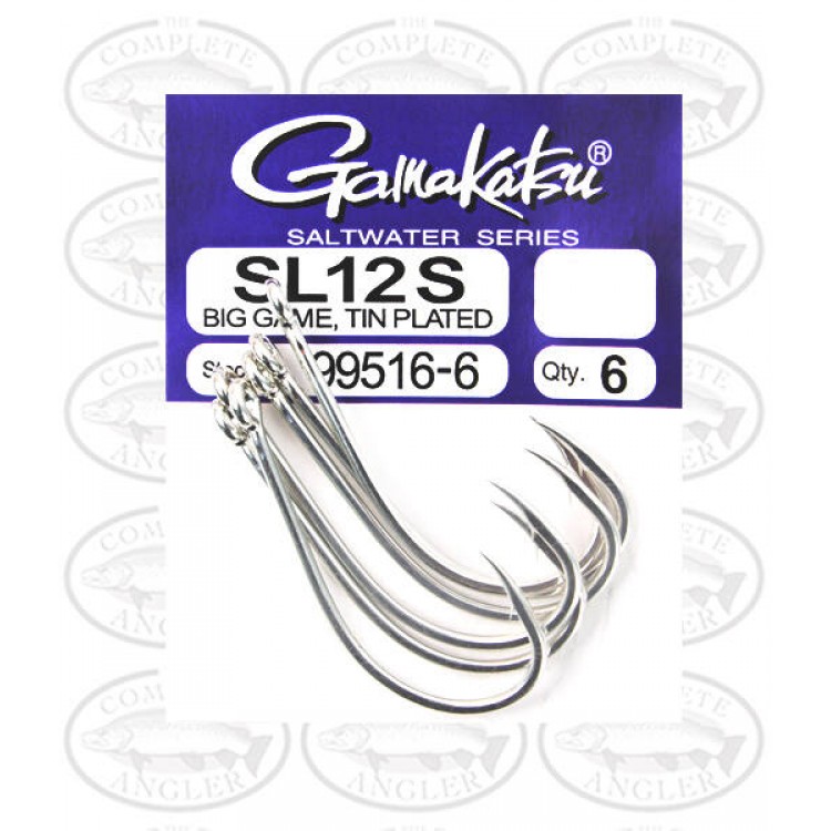 1490 Gamakatsu 67020 Single Hook 56 Seabass Plugging Lure Hook Size 4/0 