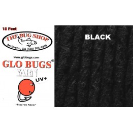 Glo Bug Yarn 15ft Black
