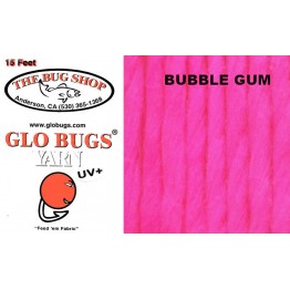 Glo Bug Yarn 15ft Bubblegum