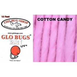 Glo Bug Yarn 15ft Cotton Candy