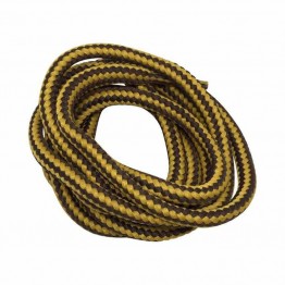 Tobby Laces 180cm - Brown/Gold- Round
