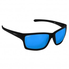 Spotters Grit Black Matte Sunglasses & Polarised Ice Blue Mirror Lens