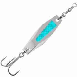 Amazing Baits Hex Ticer Silver - Blue Flash - 14g