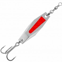 Amazing Baits Hex Ticer Silver - Red Flash - 14g