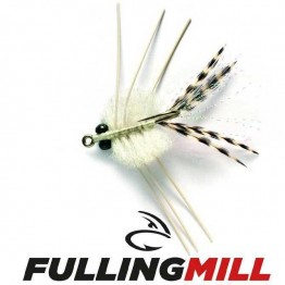 Fulling Mill JT Creole Crab White #2 Weighted Saltwater Fly