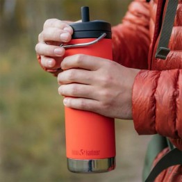 Klean Kanteen Insulated TKWide Drink Bottle - 946ml - Tiger Lily