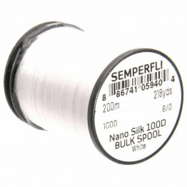 Semperfli Nano Silk 100D - 6/0 - 200m - White