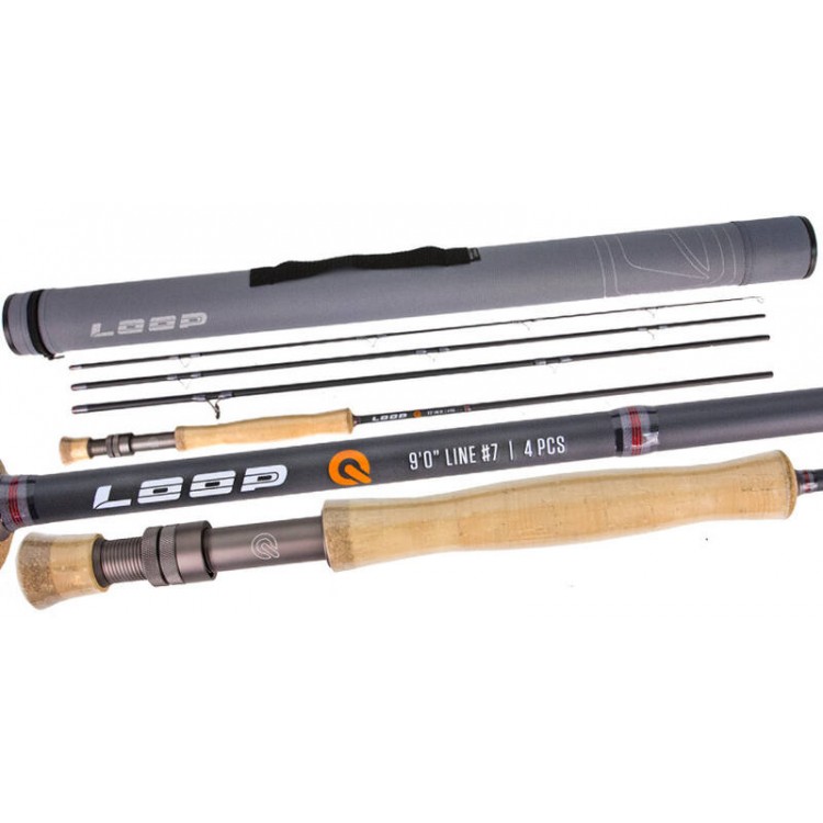 Loop Q 9'0 #7 Weight 4 Piece Fly Rod