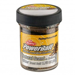 Berkley Powerbait Glitter Trout Bait Aniseed - Black/Brown