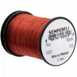 Semperfli Micro Metal - Fluoro Red