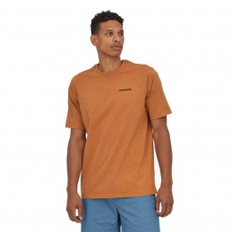 Patagonia Mens P6 Logo Responsibili T-Shirt - Cloudberry Orange
