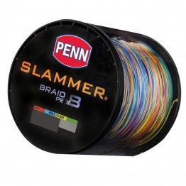 Penn Slammer Braid X8 Multi Coloured - 50lb 3000m