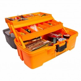 Plano Tackle Box 2 Tray - Orange/Grey